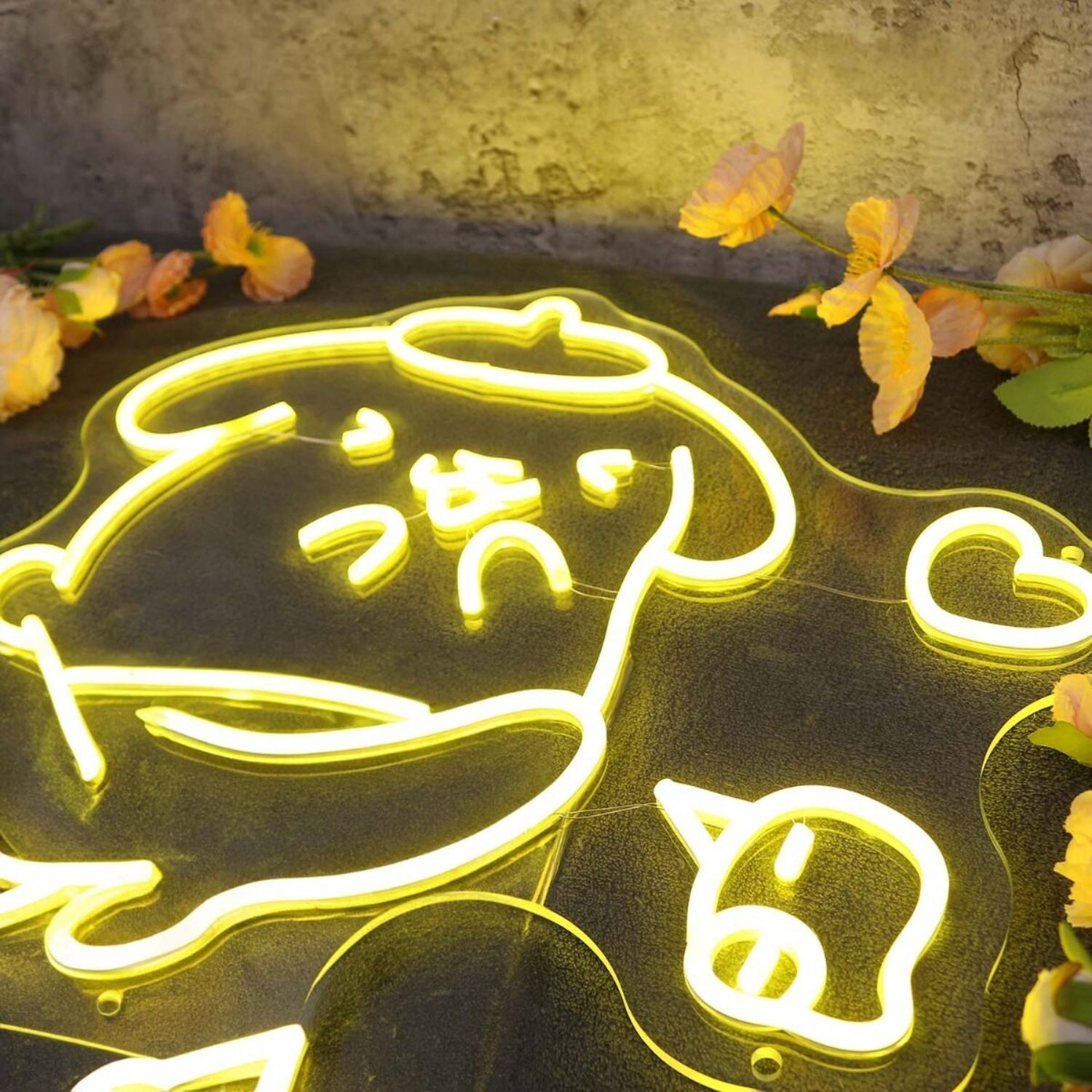 Pom Pom Purin Yellow Led Neon Sign - Shineneon