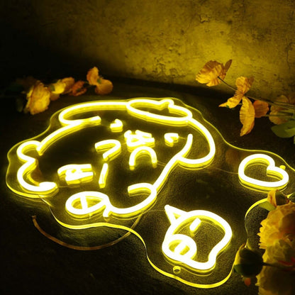 Pom Pom Purin Yellow Led Neon Sign - Shineneon