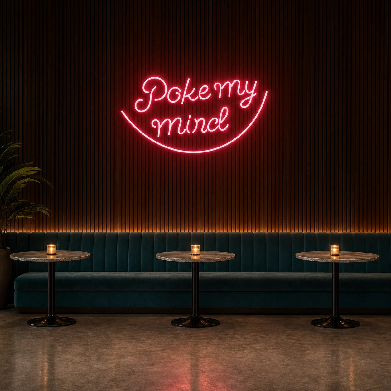 Pomegranate LED Neon Sign Garage Man Cave Neon Sign size image