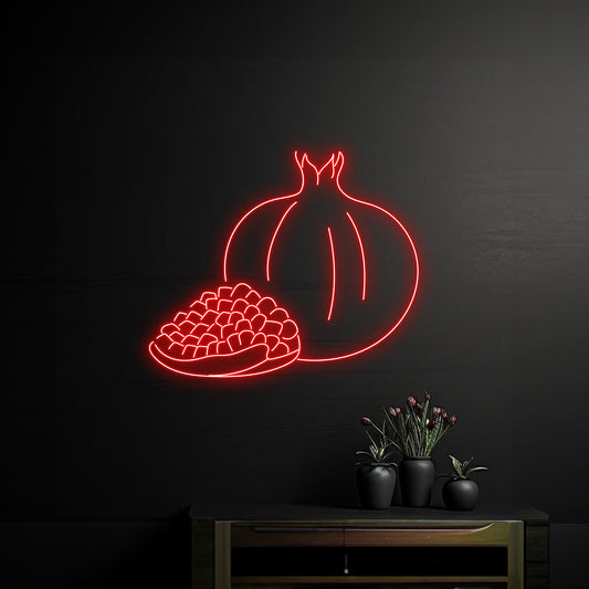 Pomegranate Neon Sign