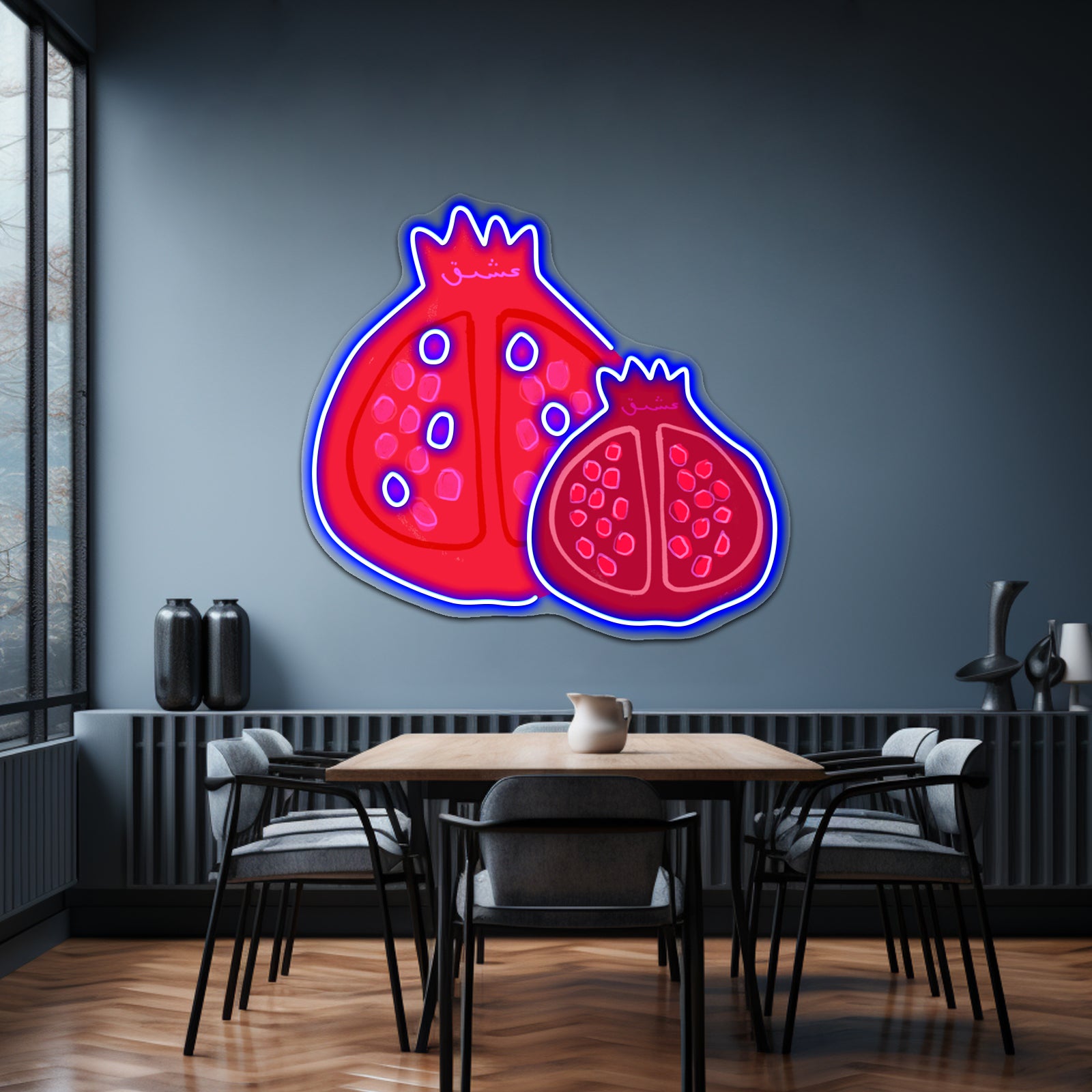 Pomegranate Pop Artwork Led Neon Signs Custom | Shineneon
