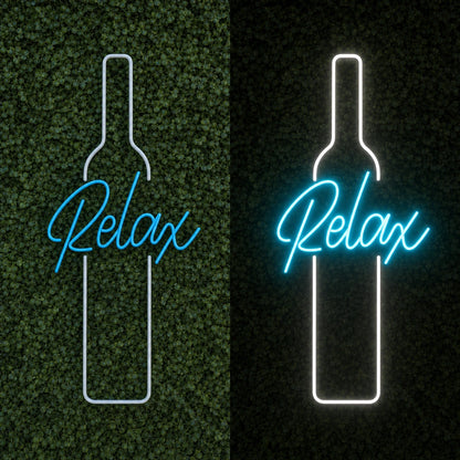 Ponte Bed Ivy Rat See Rare LED Neon Sign Garage Man Cave Neon Sign day and night comparison
