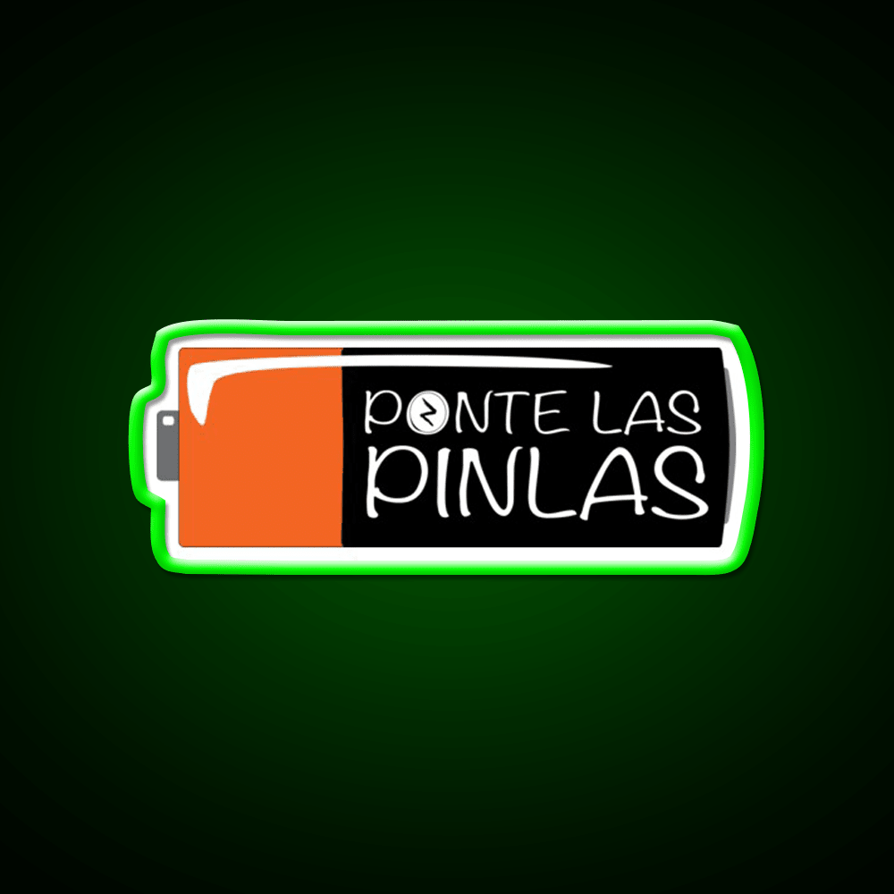 Ponte Las Pilas Funny Mexican Party Drink Tequila Led Neon Sign Rgb Color - Shineneon