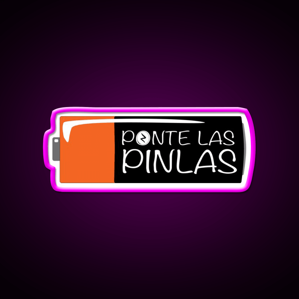 Ponte Las Pilas Funny Mexican Party Drink Tequila Led Neon Sign Rgb Color - Shineneon