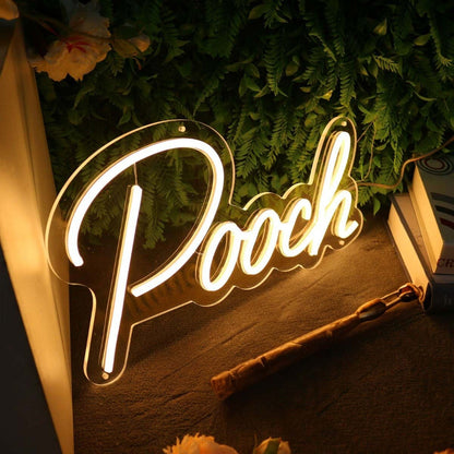Pooch Yellow Led Neon Sign - Shineneon