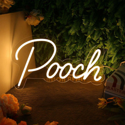 Pooch Yellow Led Neon Sign - Shineneon