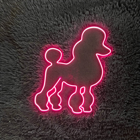 Poodle Led Sign