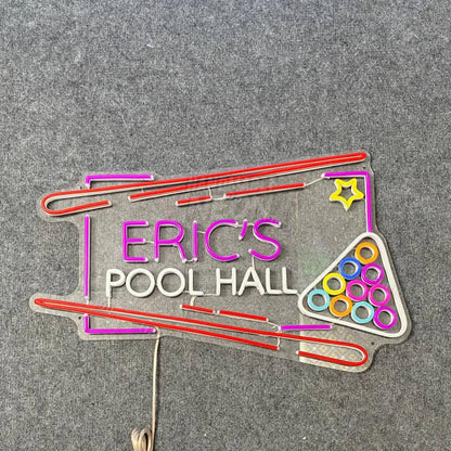 Pool Hall Led Neon Sign Billiards Led Neon Sign | Shineneon