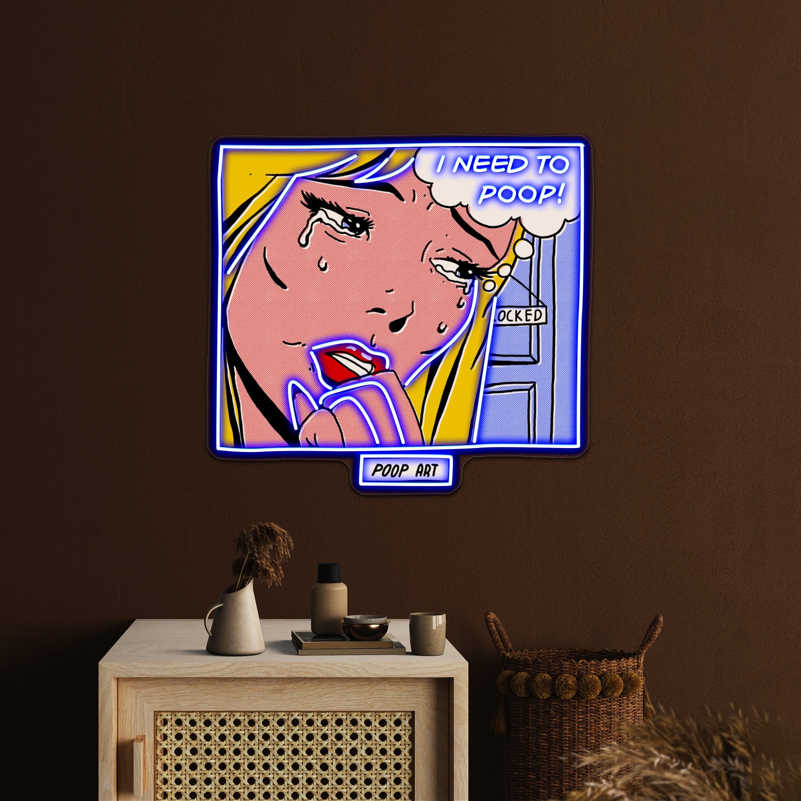 Poop Art Pop Artwork Led Neon Signs Custom | Shineneon