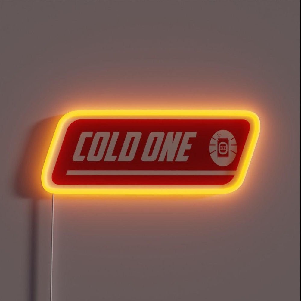 Pop A Cold One Rgb Led Neon Sign - Shineneon