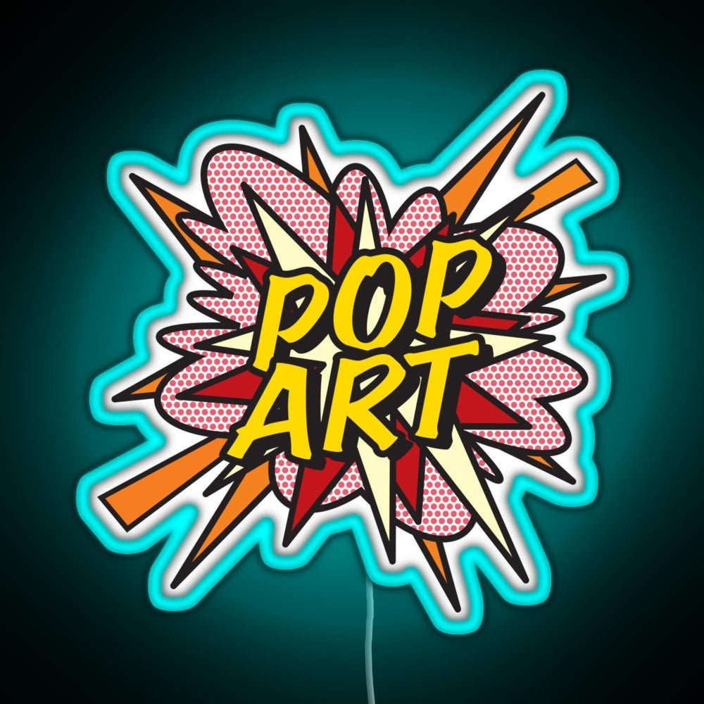 Pop Art Comic Book Flash Modern Art Pop Culture Rgb Neon Sign - Shineneon