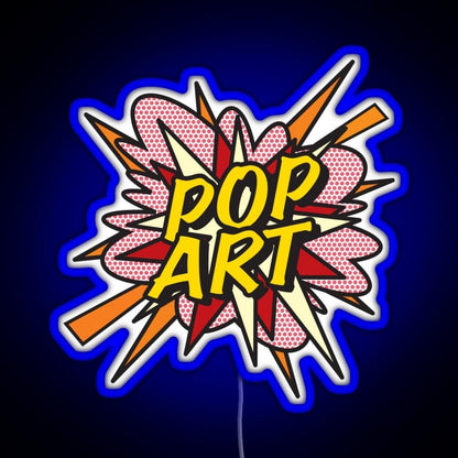 Pop Art Comic Book Flash Modern Art Pop Culture Rgb Neon Sign - Shineneon
