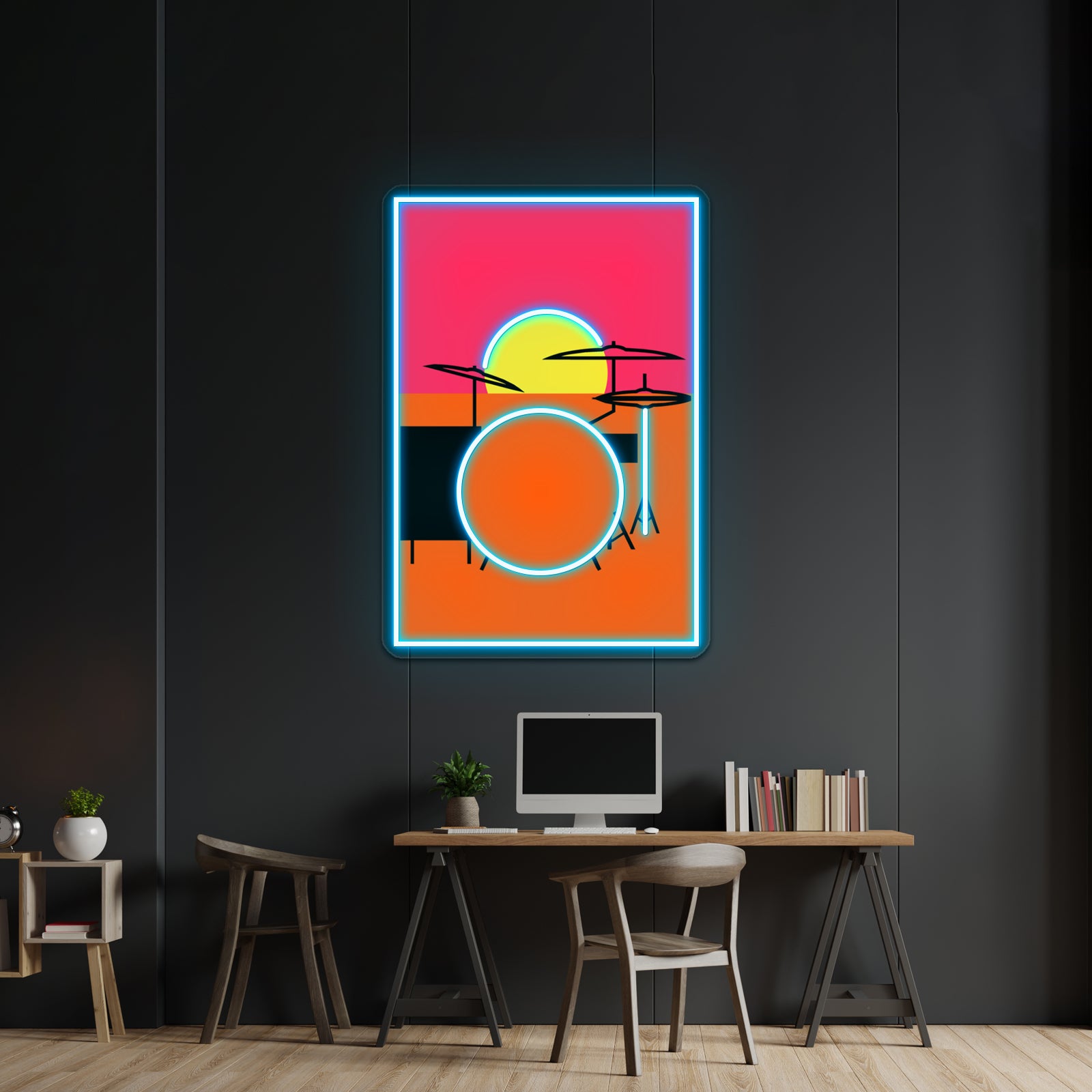 Pop Art Drums Endless Artwork Led Neon Signs Custom | Shineneon