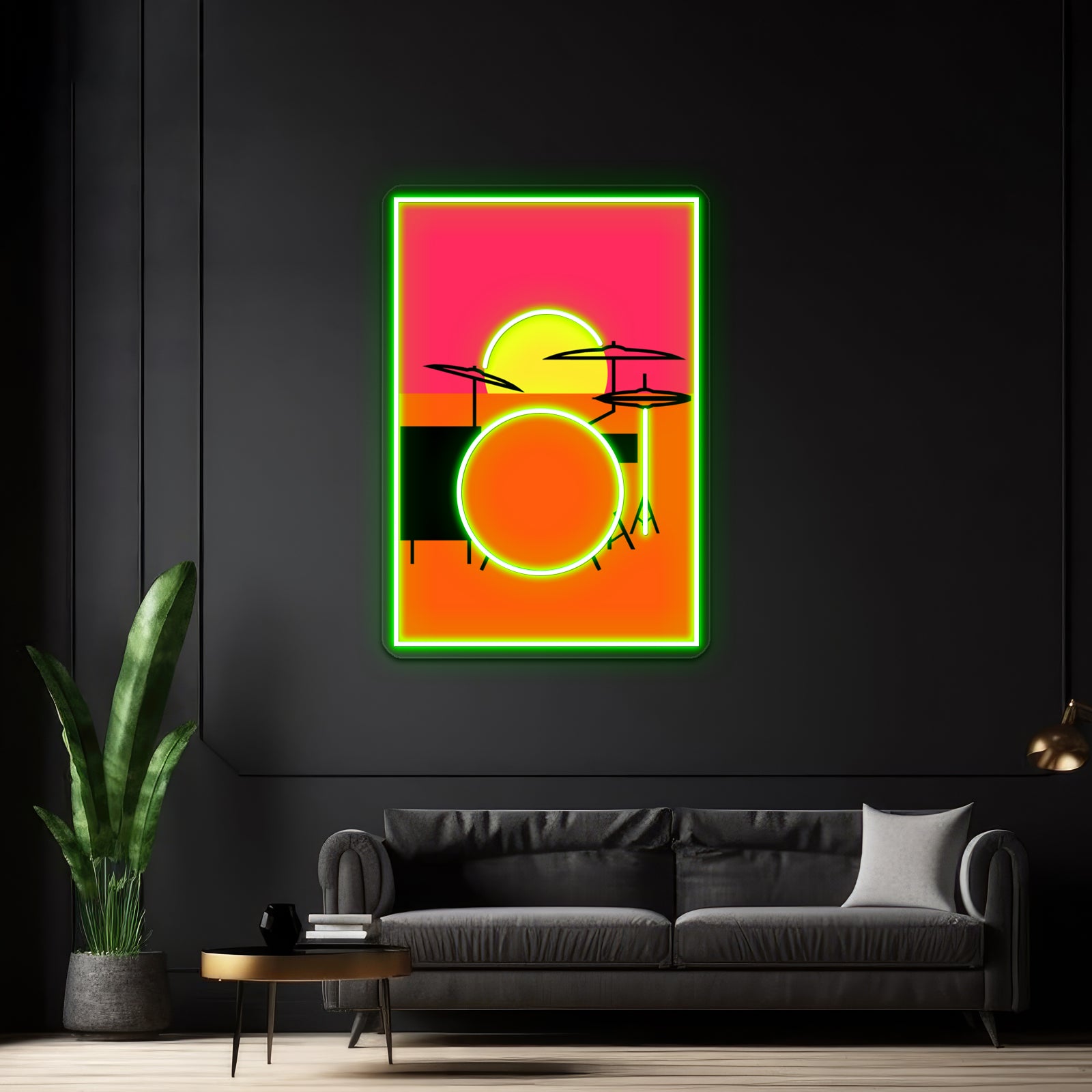 Pop Art Drums Endless Artwork Led Neon Signs Custom | Shineneon