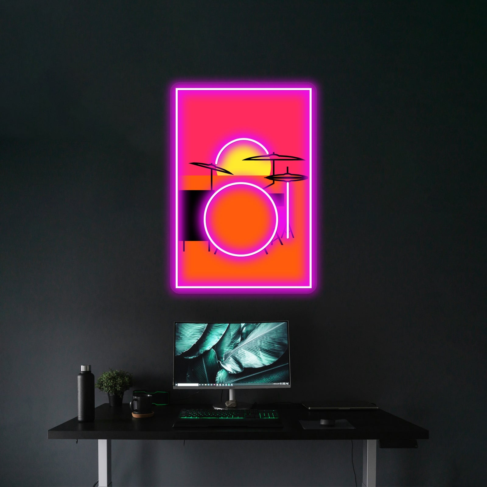 Pop Art Drums Endless Artwork Led Neon Signs Custom | Shineneon