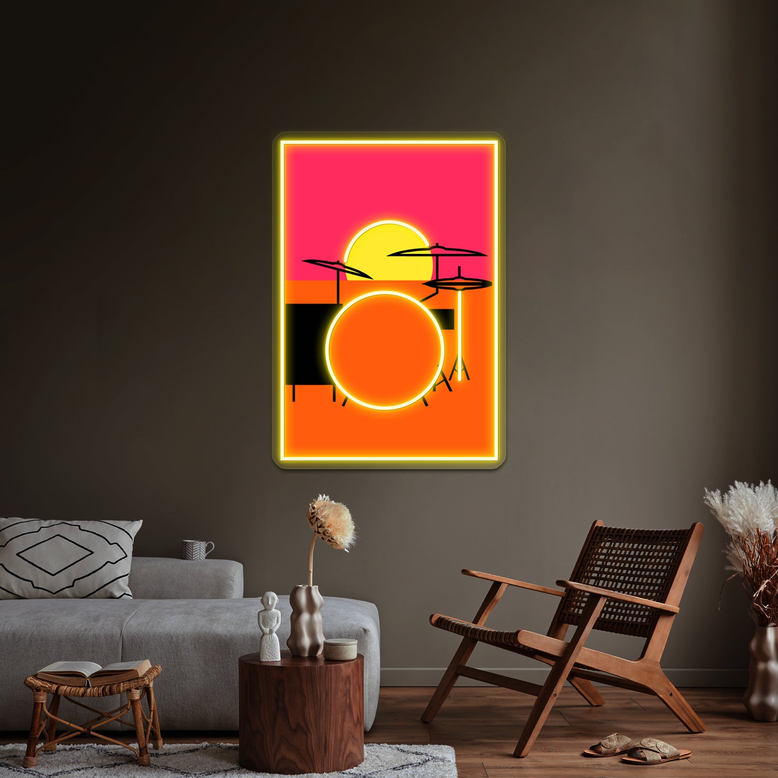 Pop Art Drums Endless Artwork Led Neon Signs Custom | Shineneon