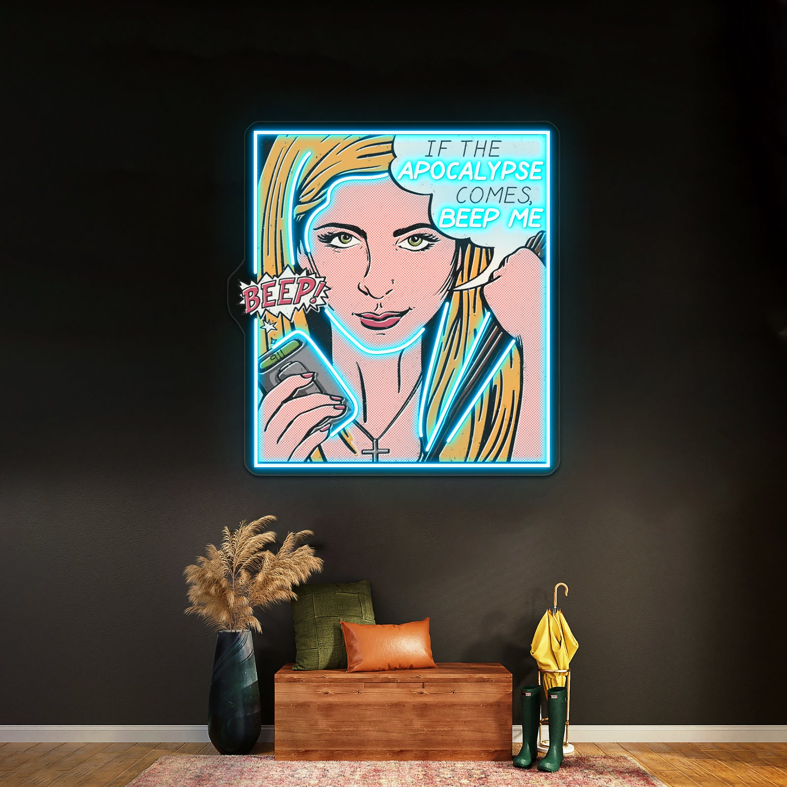 Pop Art Slayer Artwork Led Neon Signs Custom | Shineneon