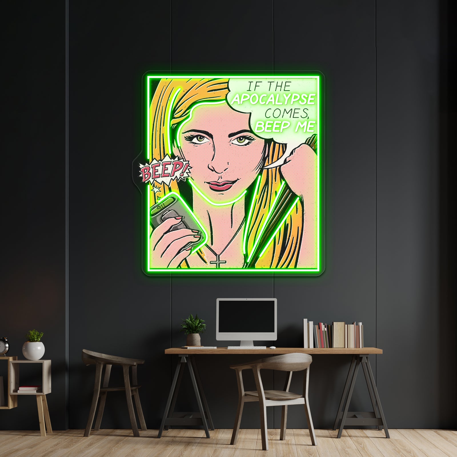 Pop Art Slayer Artwork Led Neon Signs Custom | Shineneon