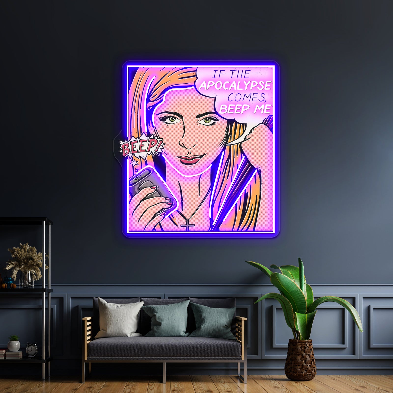 Pop Art Slayer Artwork Led Neon Signs Custom | Shineneon