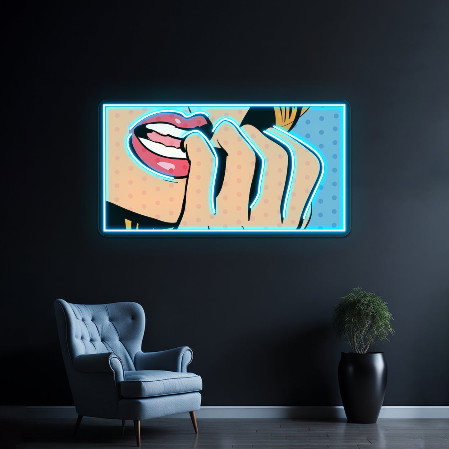 Pop Artwork Led Neon Signs Custom