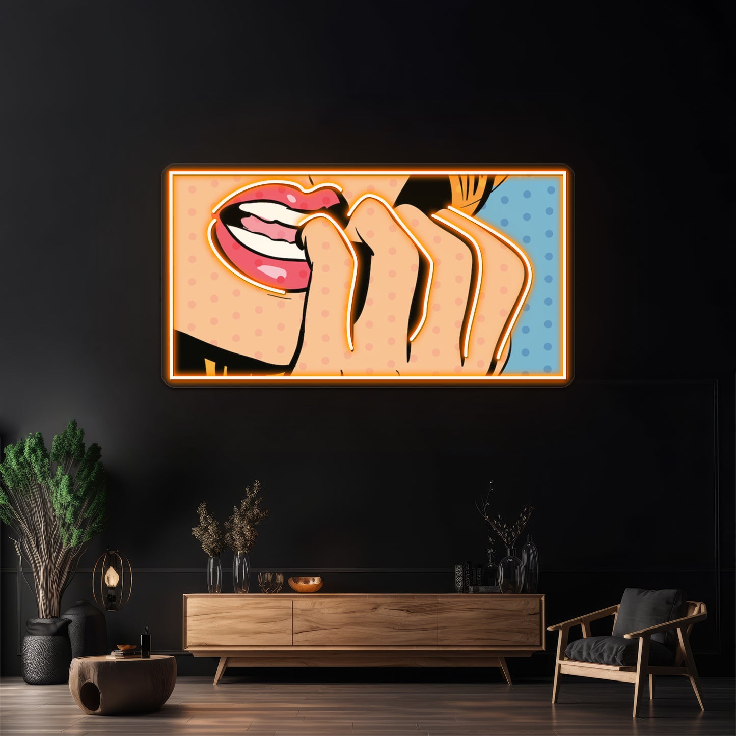 Pop Artwork Led Neon Signs Custom