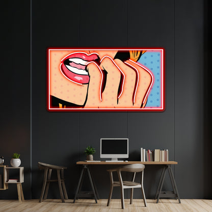 Pop Artwork Led Neon Signs Custom