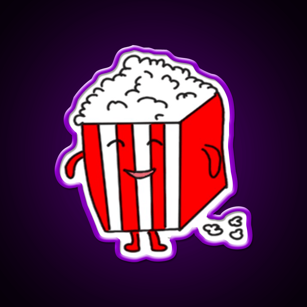 Pop Corn Snack Food Led Neon Sign Rgb Color - Shineneon