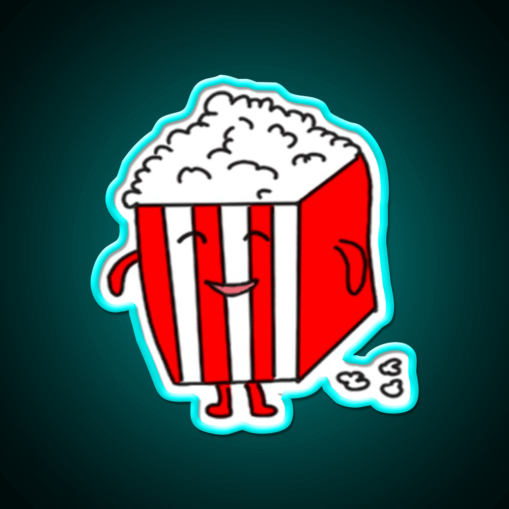 Pop Corn Snack Food Led Neon Sign Rgb Color - Shineneon