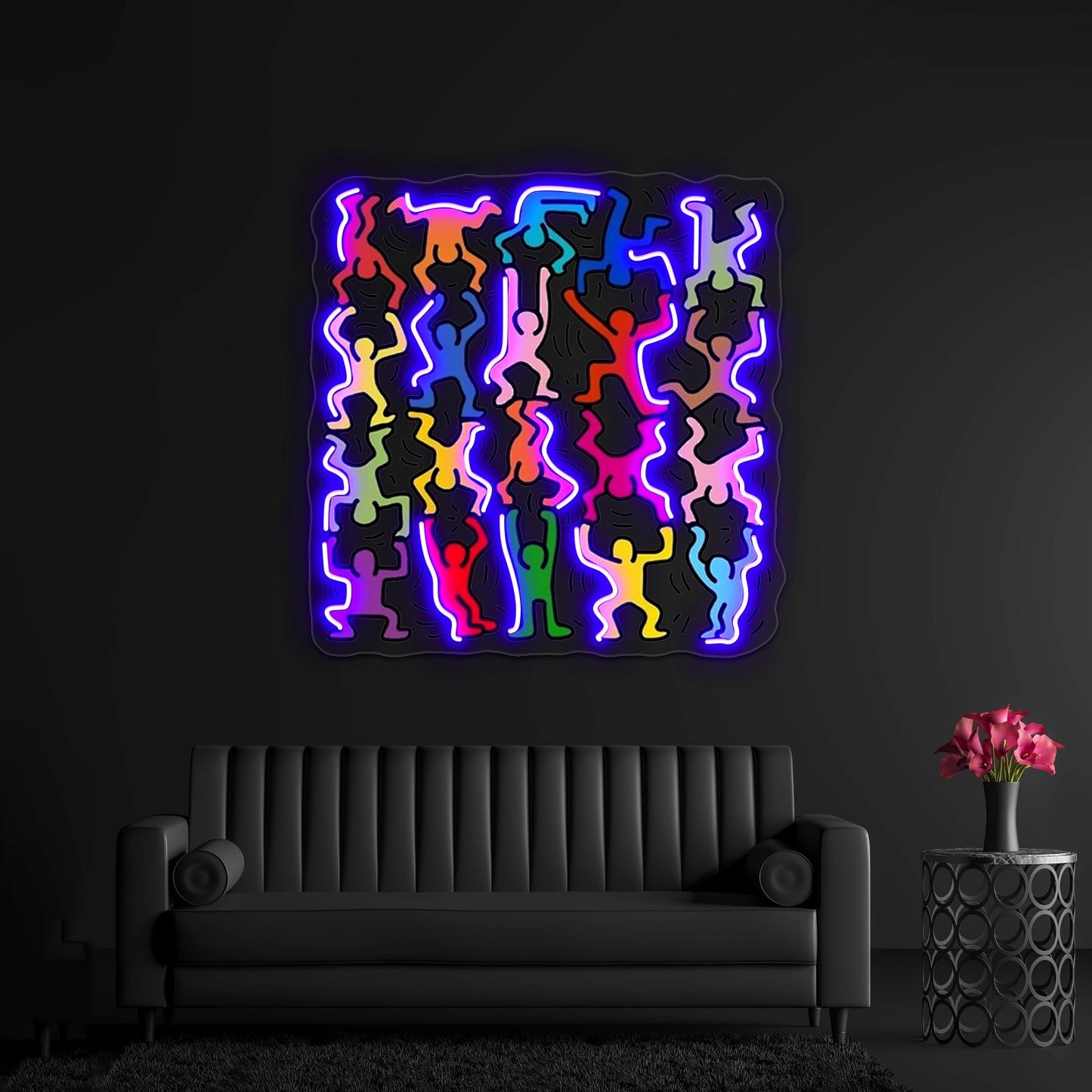 Pop Human Art Wall Artwork Neon Signs