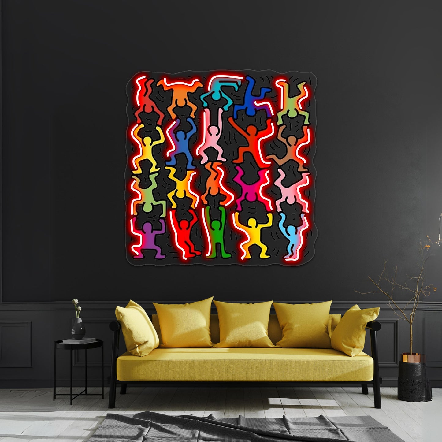 Pop Human Art Wall Artwork Neon Signs