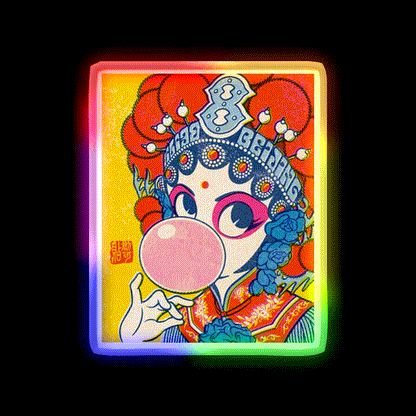 Pop Opera Led Neon Sign Chinese Food Rgb Color