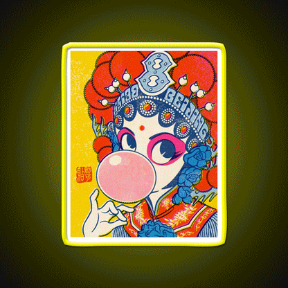 Pop Opera Led Neon Sign Chinese Food Rgb Color