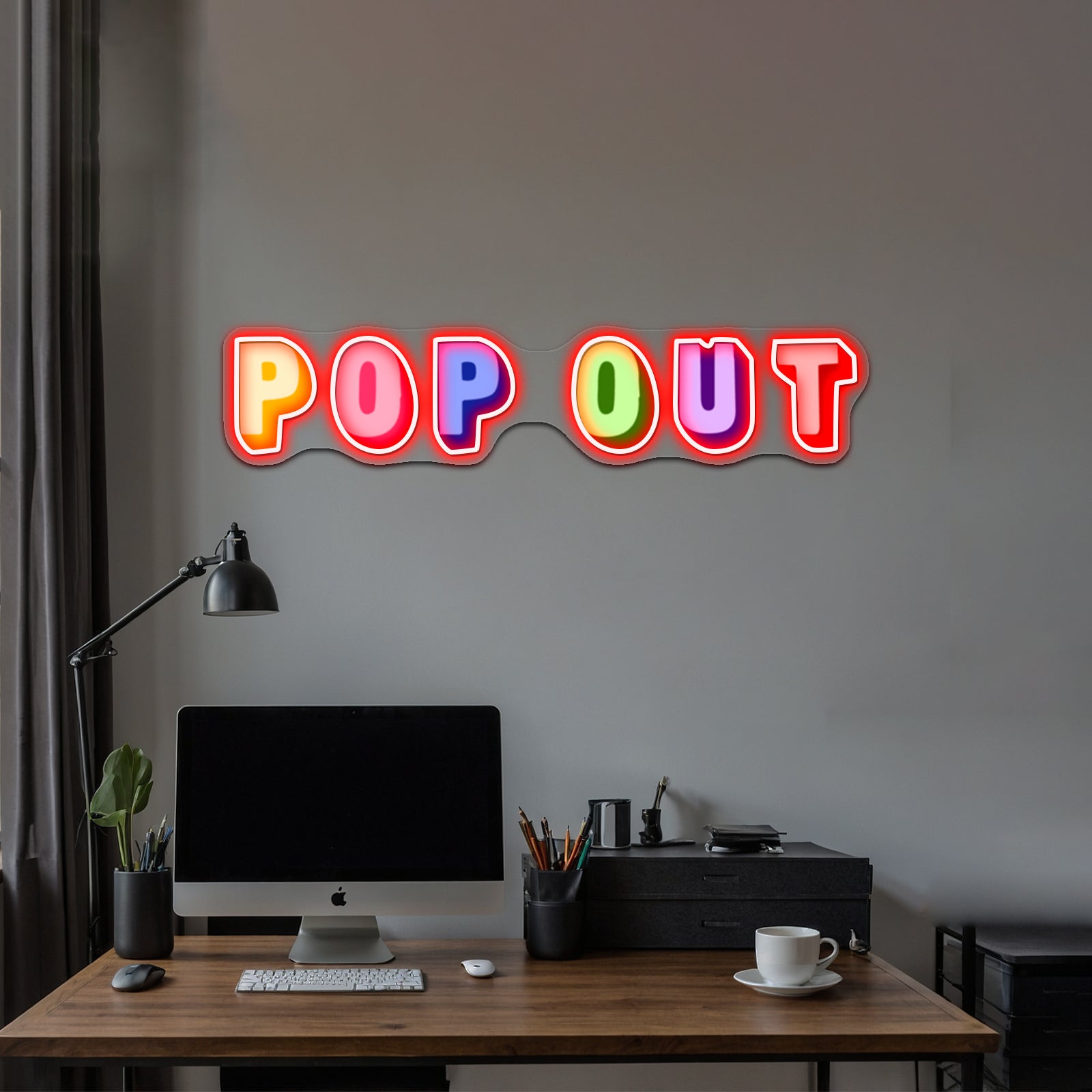 Pop Out Hip Hop Artwork Led Neon Signs Custom | Shineneon