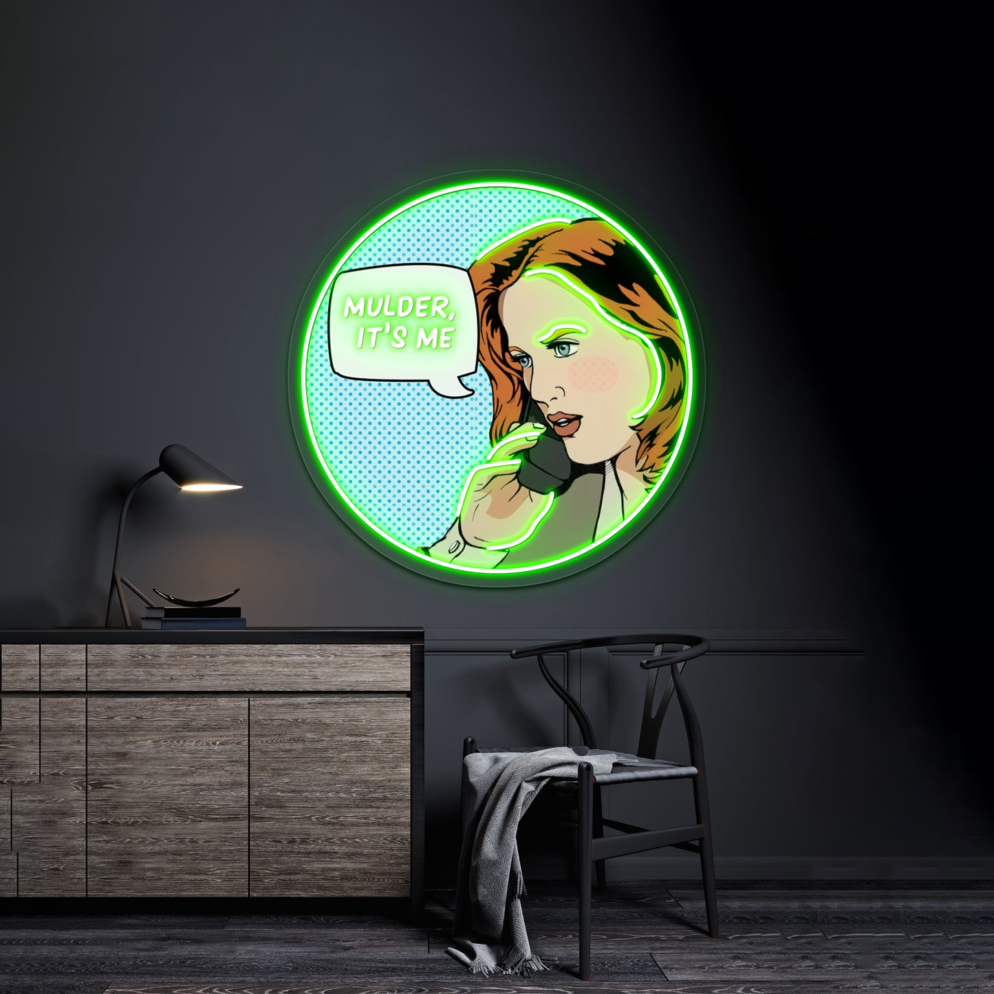 Pop Scully Artwork Led Neon Signs Custom