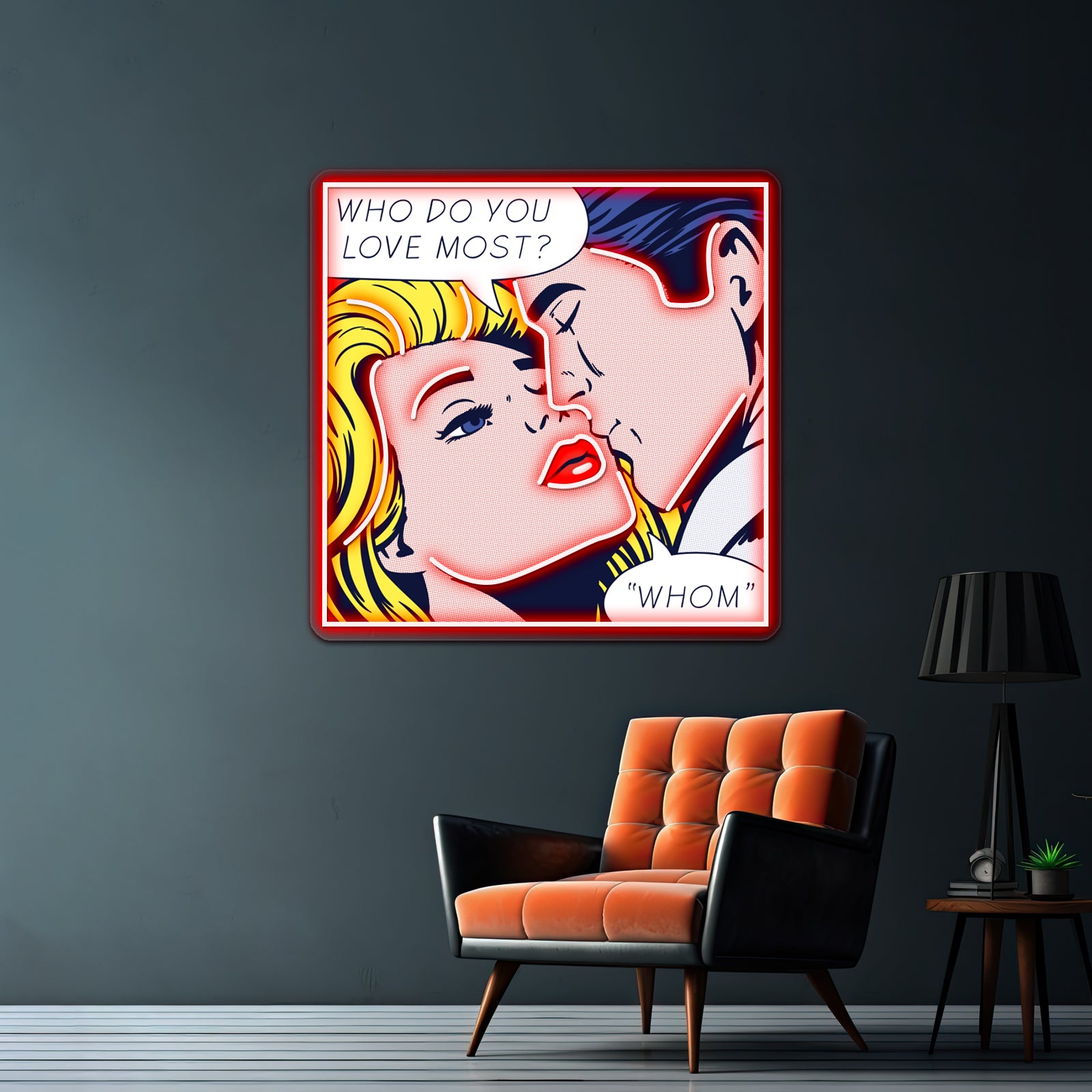 Pop She Loves Grammar Artwork Led Neon Signs Custom | Shineneon