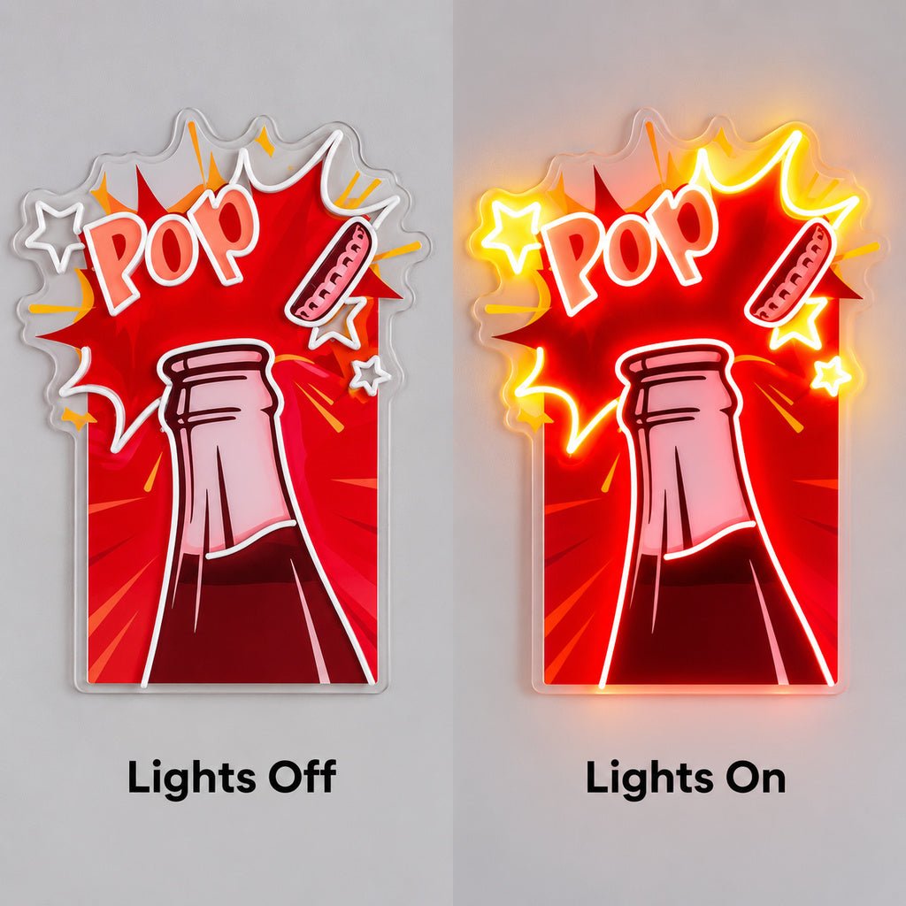 Pop Soda Bottle LED Neon Sign - Shineneon