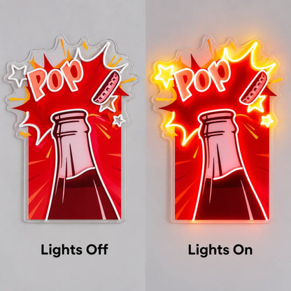 Pop Soda Bottle LED Neon Sign - Shineneon