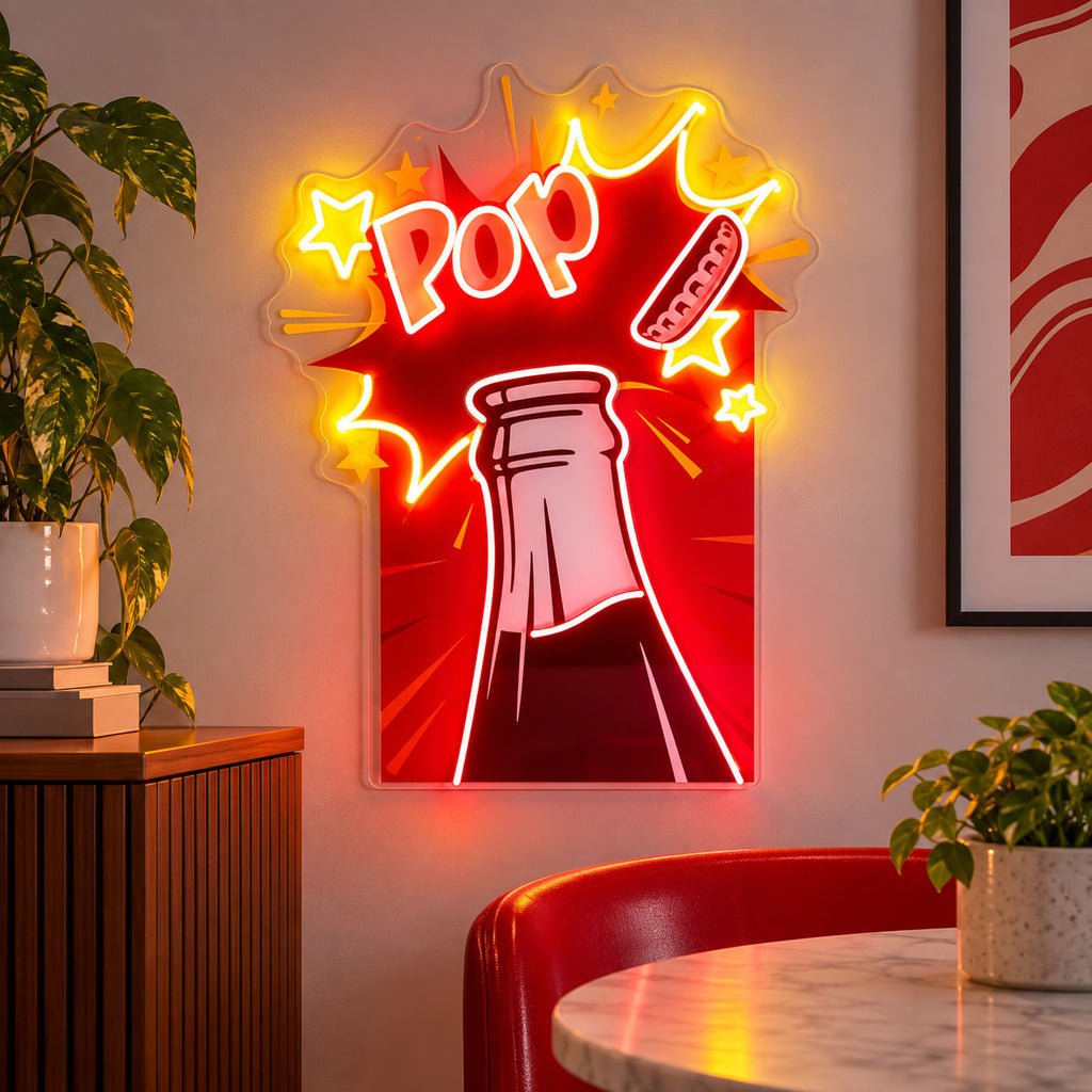 Pop Soda Bottle LED Neon Sign - Shineneon
