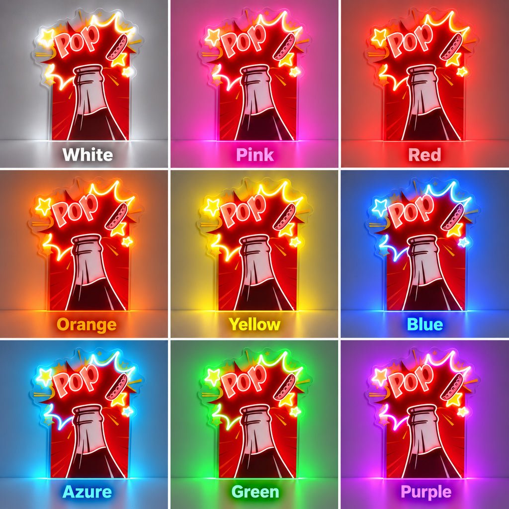 Pop Soda Bottle LED Neon Sign - Shineneon