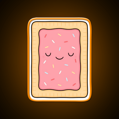 Pop Tart Snack Food Led Neon Sign For Snack Room Rgb Color - Shineneon