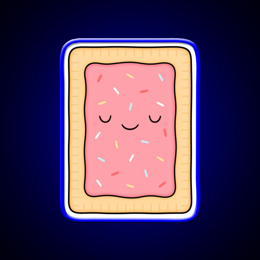 Pop Tart Snack Food Led Neon Sign For Snack Room Rgb Color - Shineneon