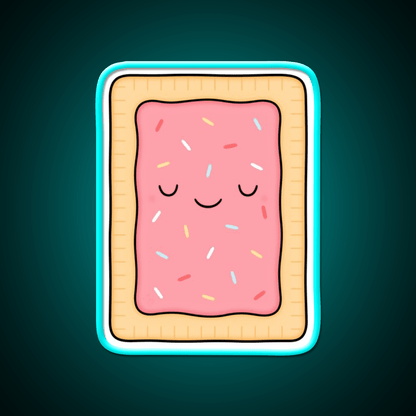 Pop Tart Snack Food Led Neon Sign For Snack Room Rgb Color - Shineneon