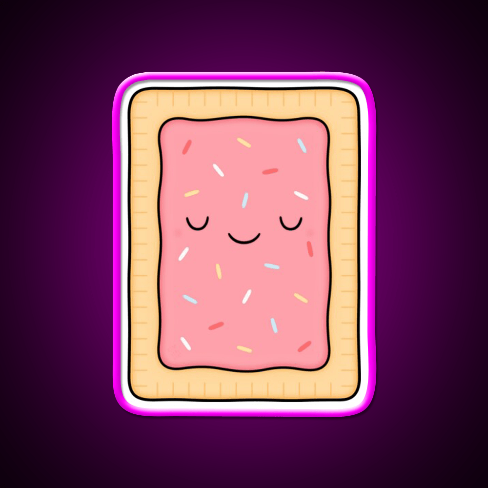 Pop Tart Snack Food Led Neon Sign For Snack Room Rgb Color - Shineneon