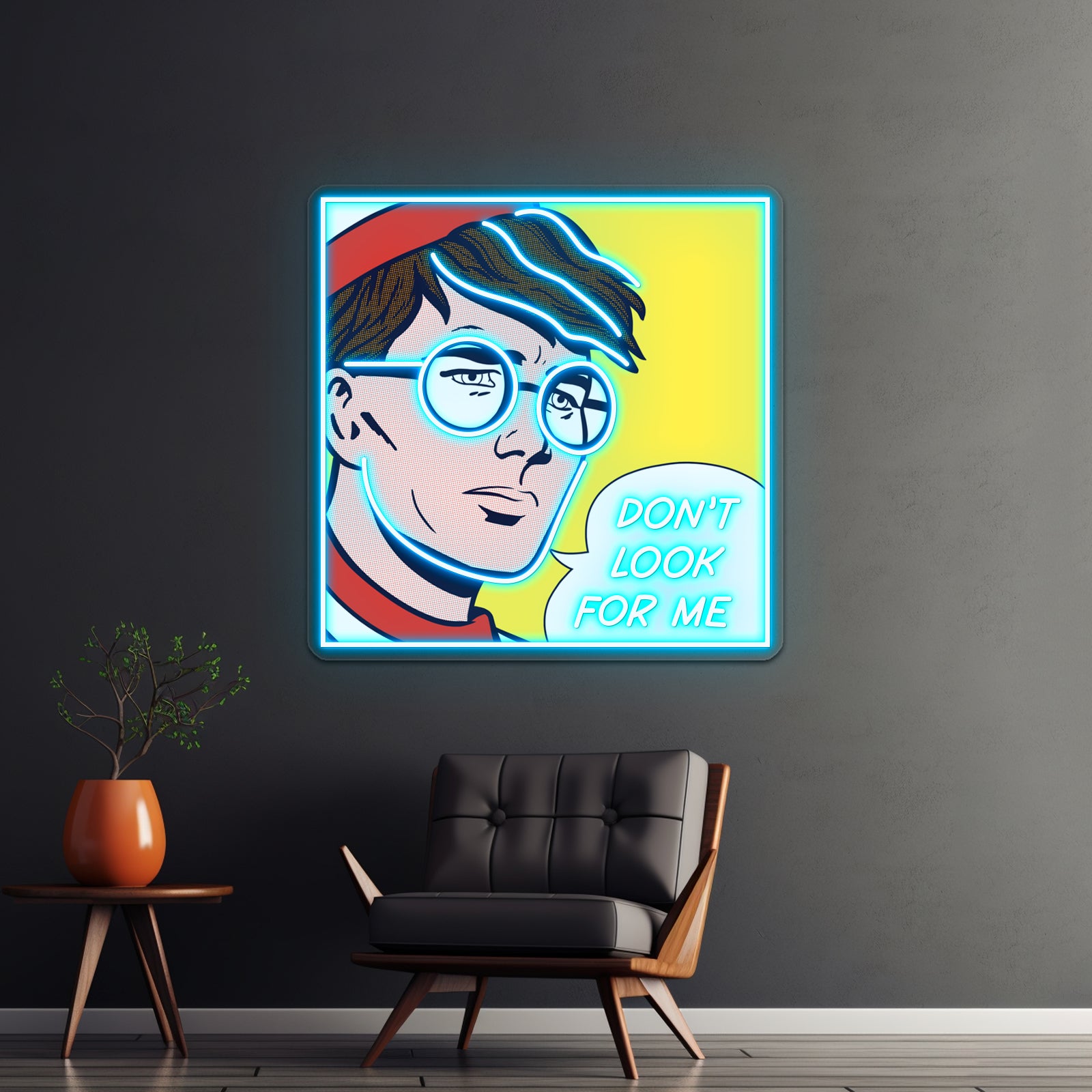 Pop W Artwork Led Signs For Bedroom | Shineneon