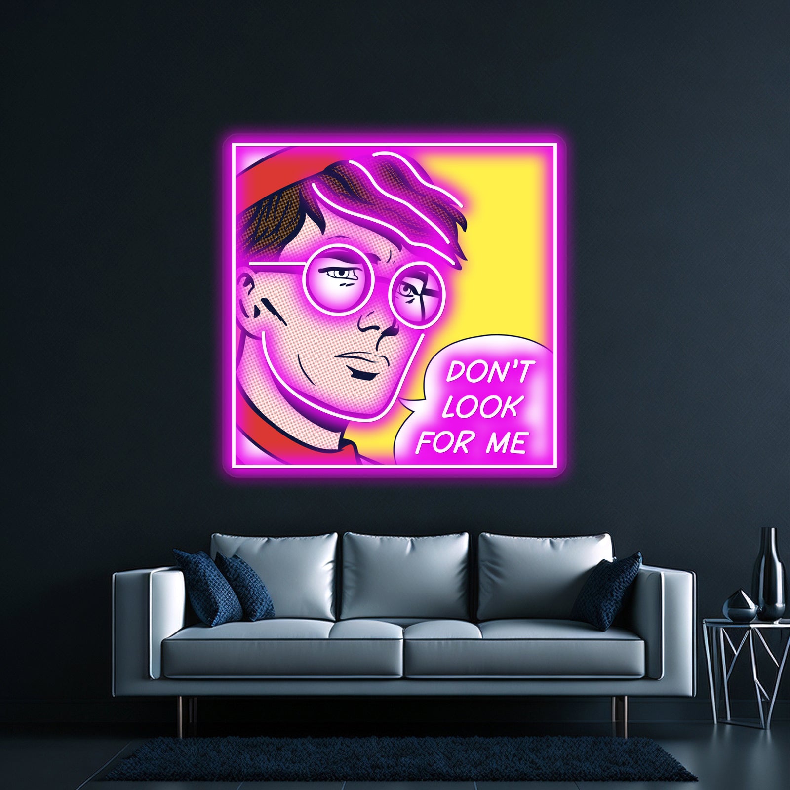 Pop W Artwork Led Signs For Bedroom | Shineneon