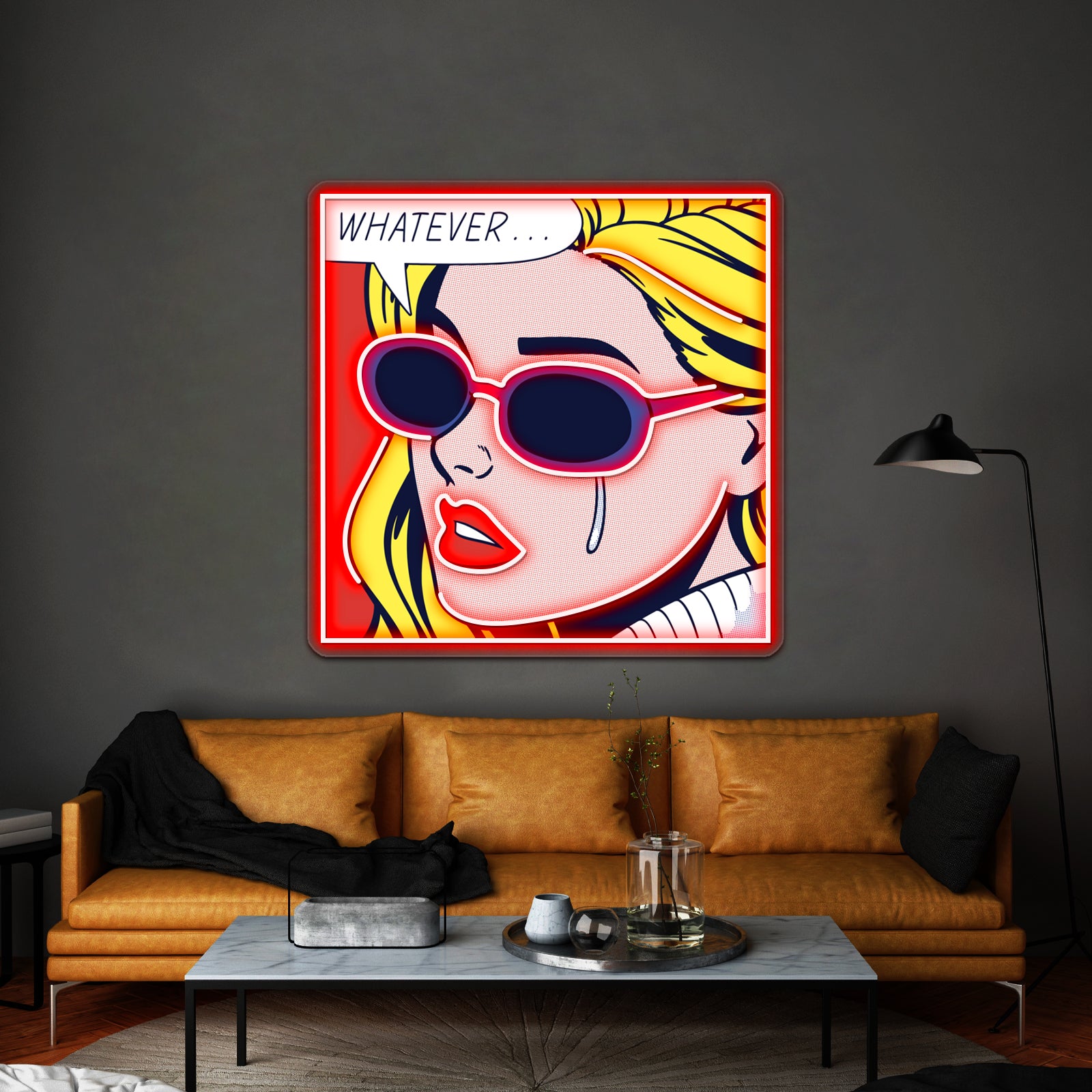 Pop Whatever Artwork Led Signs For Bedroom | Shineneon