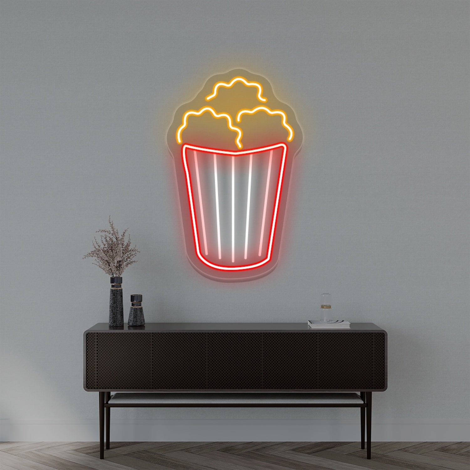 Popcorn Bucket Led Neon Sign | Shineneon