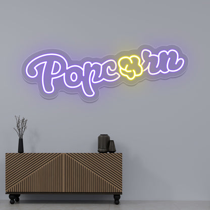 Popcorn Led Neon Sign | Shineneon