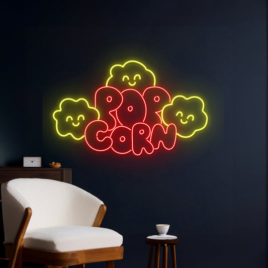 Popcorn Neon Sign