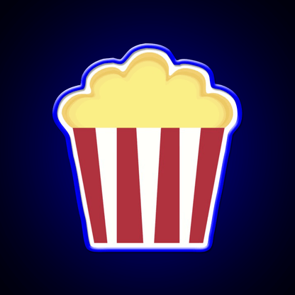 Popcorn Pattern Snack Food Led Neon Sign Rgb Color - Shineneon
